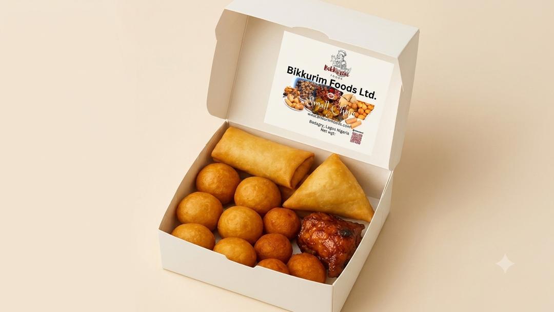Small Chops - Special Treat Mini Box, open